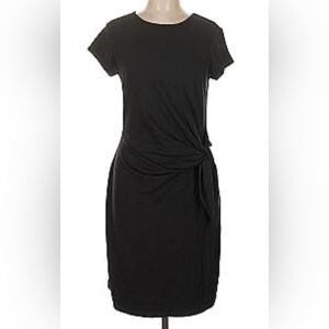 Magaschoni Dress Black Tie-Waist